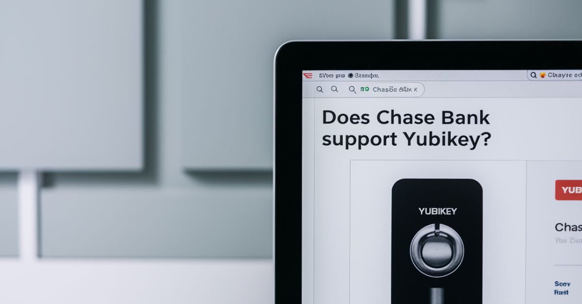 Does Chase Bank Support Yubikey?