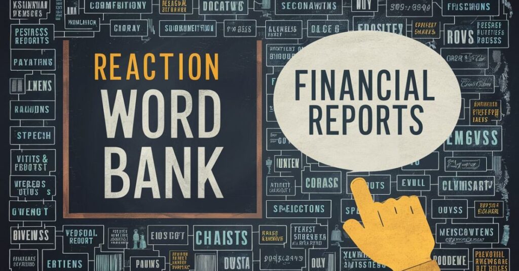 Reaction Word Bank in Financial Reports