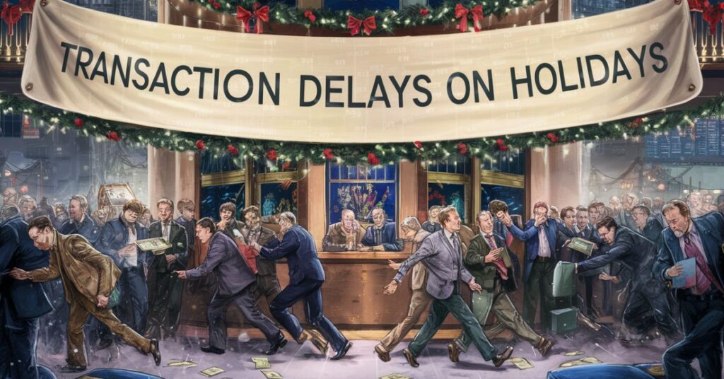 Transaction Delays on Holidays