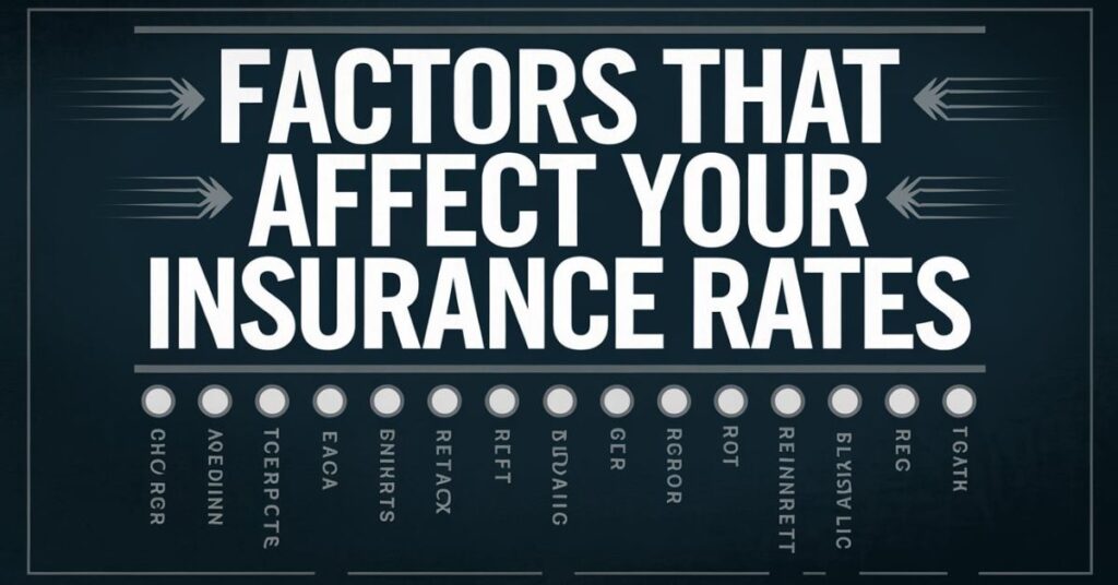 Factors That Affect Your Insurance Rates