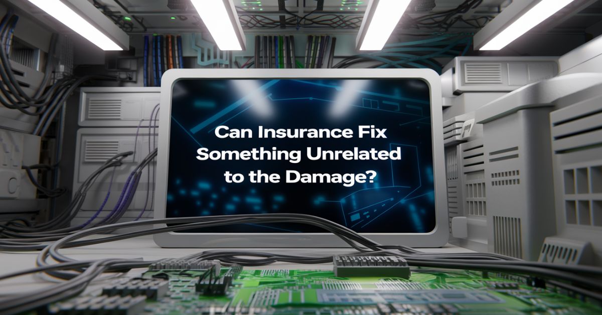 Can Insurance Fix Something Unrelated To the Damage?