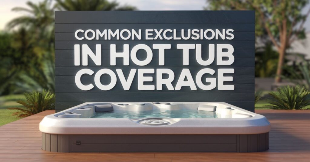 Common Exclusions in Hot Tub Coverage